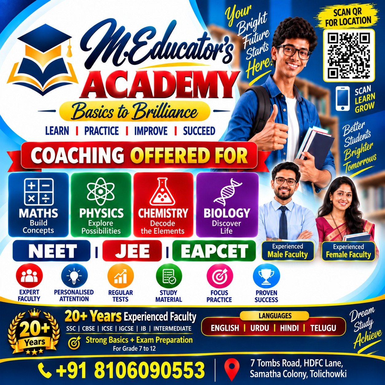 Inside M. Educator's Academy classroom